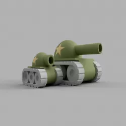 customizable tank (with spinning turret)