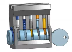 Cutaway Lock