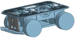DFROBOT Baron car robot chassis modified top levels