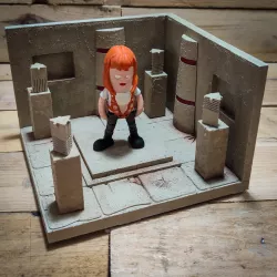 Diorama for Mini Dudette - Figurine not included