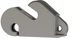 Dishwasher door latch
