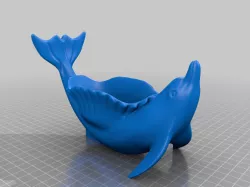 Dolphin planter