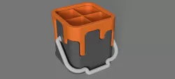 Drippy Pail With Divider Insert