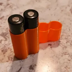 Dual 18650 Holder - Vase Mode