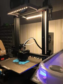 Ender 3 - Straight light bar