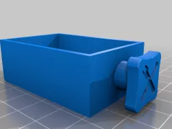 Extra Drawers Ender 3 With Knob Logo Left side too