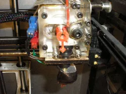 Extruder movement indicator for Solidoodle