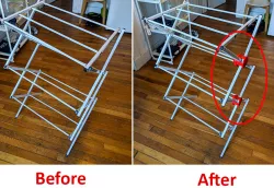 Foldable laundry drying rack repair kit