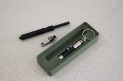 Gridfinity for Flint Rod Fire Starter & Laser Pointer