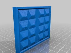 Grimdark concrete wall and gates
