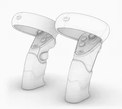 Grip for Oculus Quest and Rift S Controllers