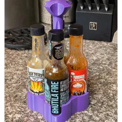 Hot Sauce Bottle Caddy