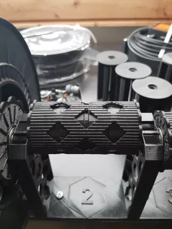 Integrated Auto-Rewind Spool Holder for Prusa Printer Enclosure V2