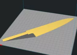 JAPANESE BLADE TEMPLATE - GYUTOU