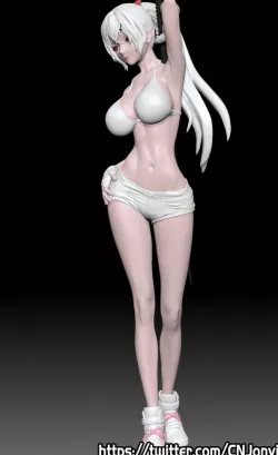 Kendo Princess 3D Printing Model File