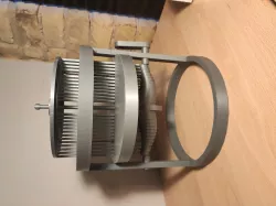 larger water droplet kinetic sculpture