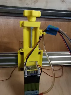 Laser Diode mount with screw lift