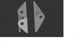 Latch+Hinge Blocks: add to any CAD model