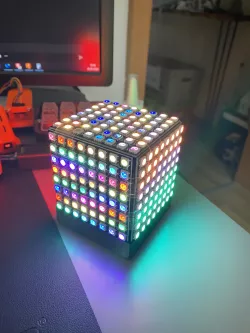 LED matrix cube