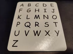 Letter Tracing Board