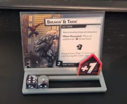 Marvel Champions LCG Scheme Holder - Remix sleeved card and dice option