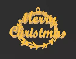 Merry Christmas Ornament