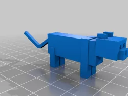 Minecraft Cat but it doesn't break in slicing