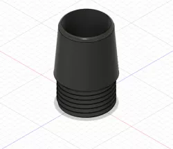 Mini XLR chuck for large diameter cables (6-7mm)