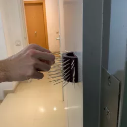 Minimal Contact area Button Presser for Buildings