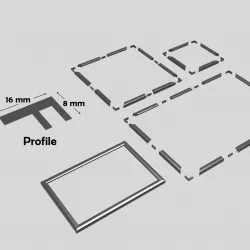 Modular Picture Frame Kit