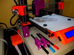 Multicolors 2D plotter adapter