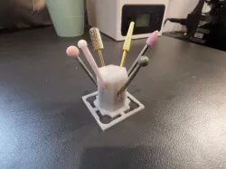 Nail e-file bit tower for UV sterilizer