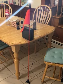 Nav Light & Flag Holder
