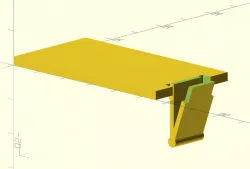 Parametric Battery Cover Clip