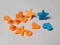 Parametric OpenSCAD Paper Fasteners