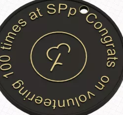 Parkrun 100 Volunteer Medal