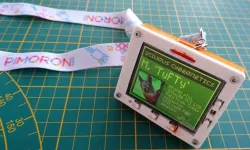 Pimoroni Tufty 2040 Badge Stand Holder