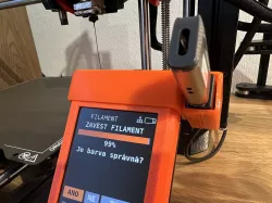 Prusa Mini držák USB na display / Prusa Mini USB holder put on the display