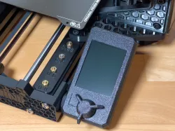 Prusa Mini nozzle holder under printbed