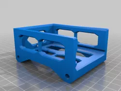 Raspberry Pi 4 1U rack-mount bracket with fastener