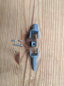 Rear Axle For Toy Remote Control Car - Compatible with Carrera RC MarioKart