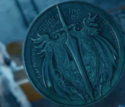Rufus Shinra Fierce Pride Coin - Final Fantasy VII Remake - MSLA