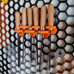 Sharpie Pen Holder for Honeycomb Storage Wall (HSW) by Phobos, Download  free STL model