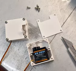 Servo Box - Wing Mount - EMax ES 9051 4 gram servos