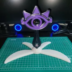Sheikah Stand for Hyrule Royal Family Crest LED Lamp