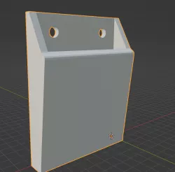 Simple Wall Mounted Pen Holder