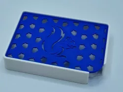 Soap Dish with Squirrel and Acorn inlay