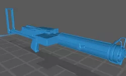Star Wars DC15-S blaster rifle with open stock from Book of Boba Fett in 1:12 1:6 and 1:1 scale