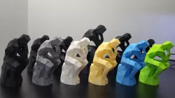 Thinker - LowPoly (No Overhang issue)