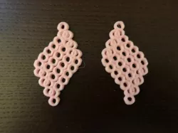 Torus Ring Swirl Earrings